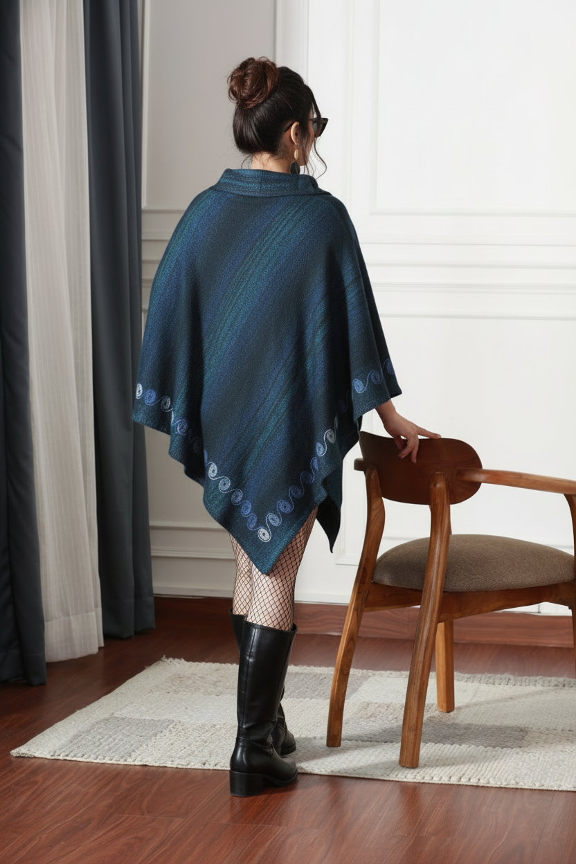 Celestial Wave Poncho