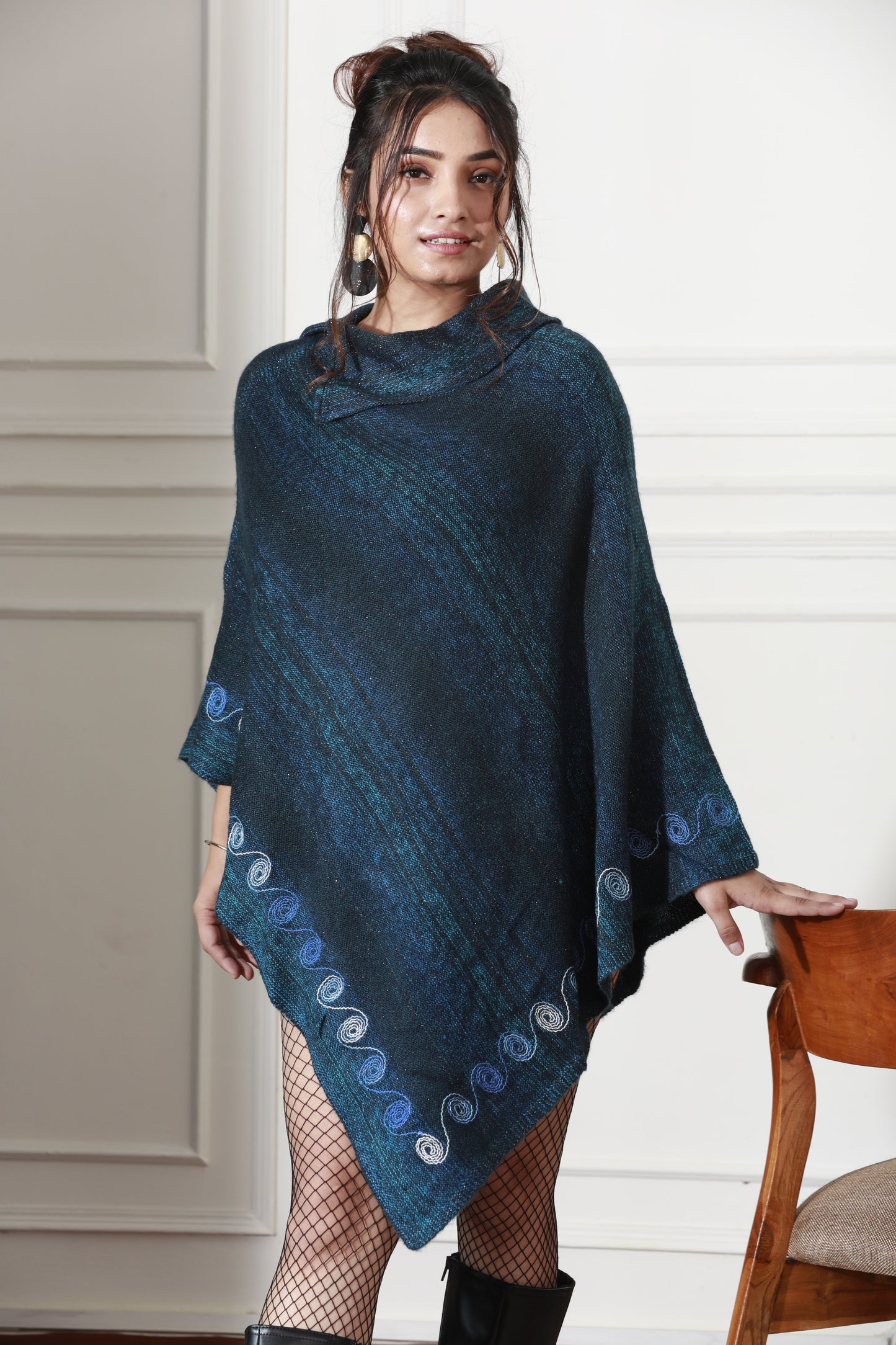 Celestial Wave Poncho