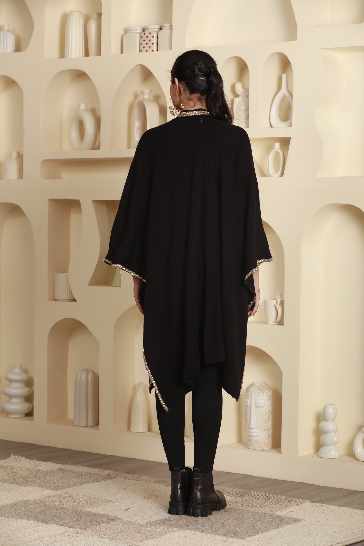 Ebony Halo Cape